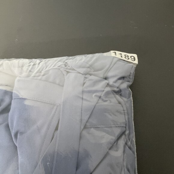 Tobi Dress Women Sz M Blue Slate V-Neck Ruffle Trim Wrap Spaghetti Straps Maxi - Picture 16 of 16